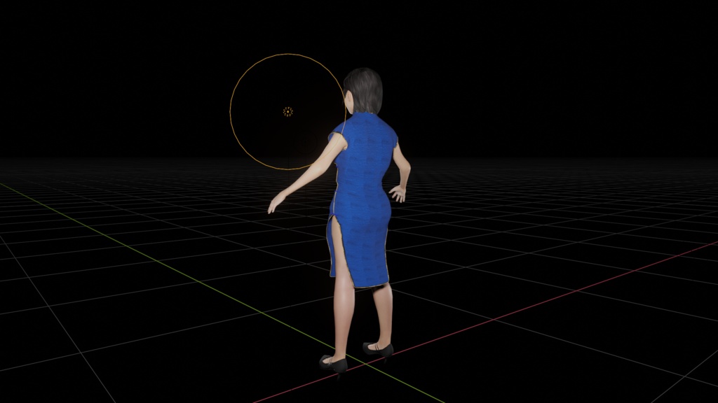 【3Dキャラクター】女性格闘家