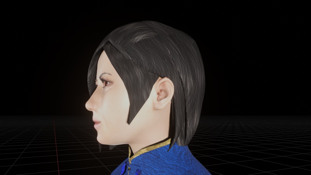 【3Dキャラクター】女性格闘家