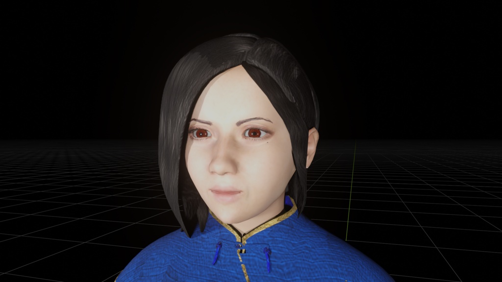 【3Dキャラクター】女性格闘家