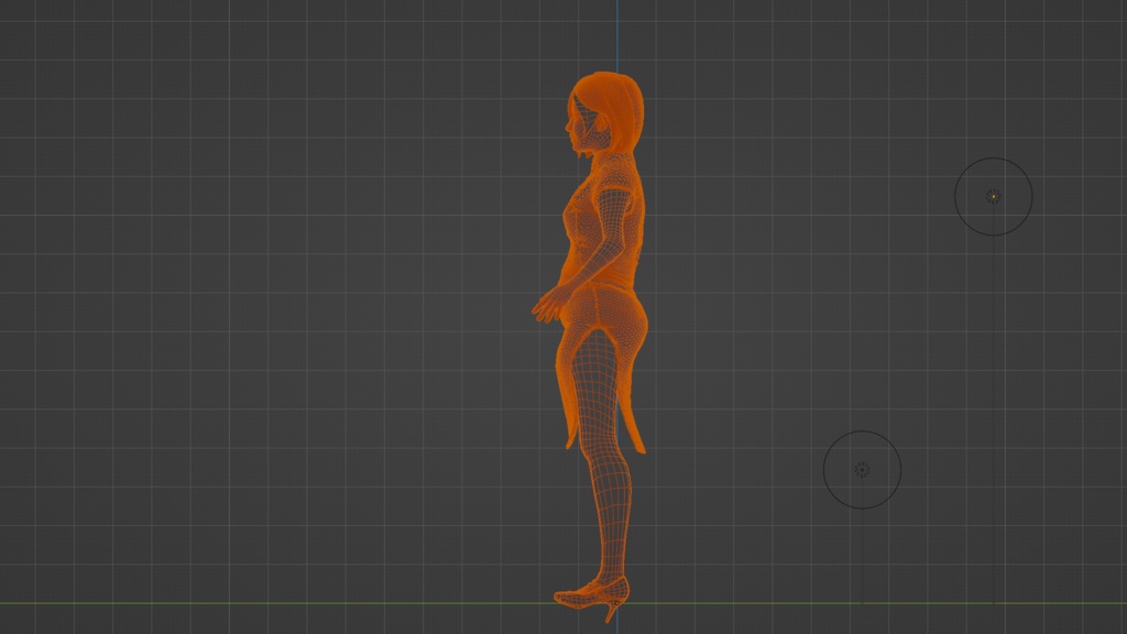【3Dキャラクター】女性格闘家