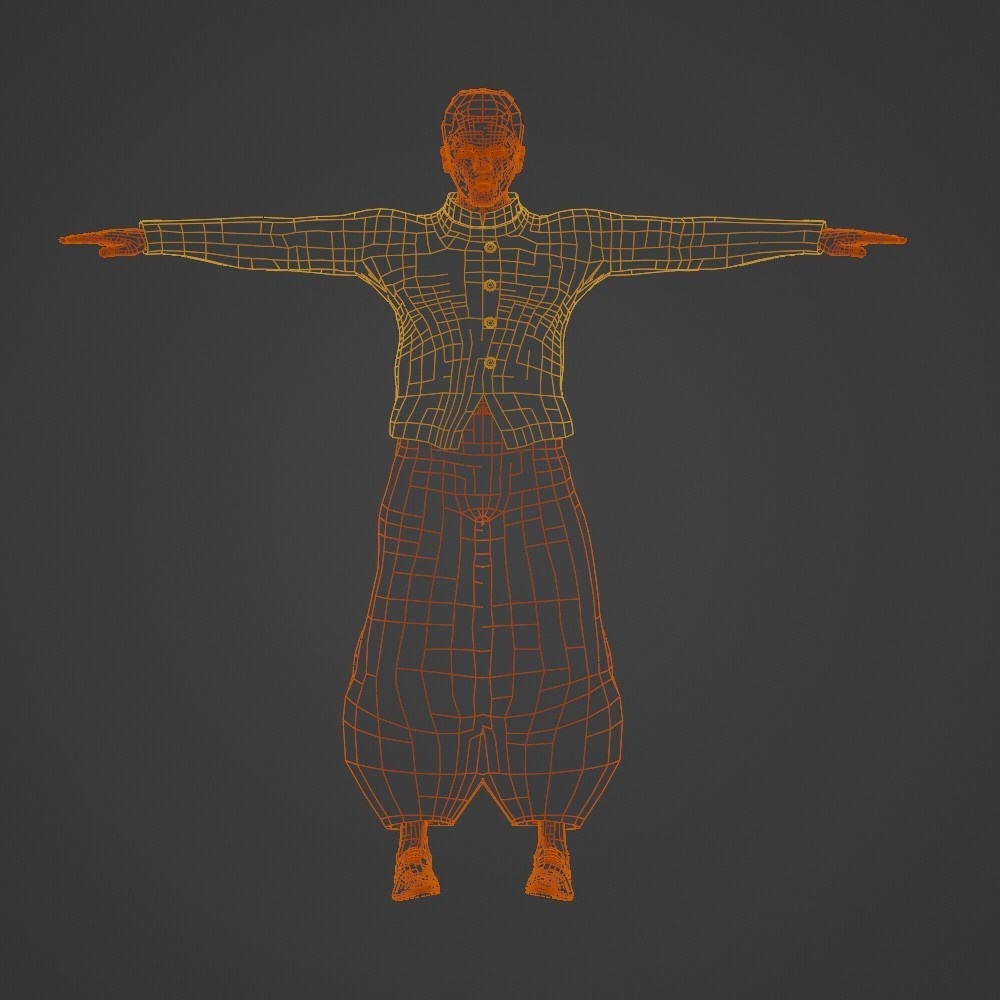 【3Dキャラクター】昭和の不良