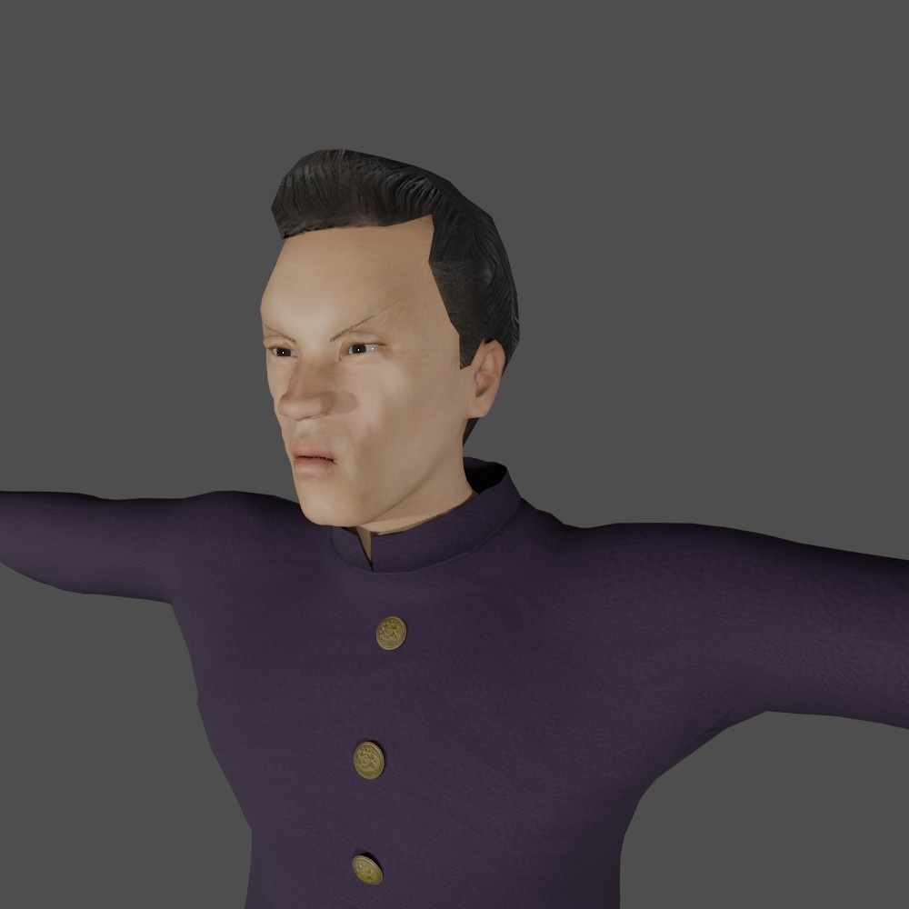 【3Dキャラクター】昭和の不良