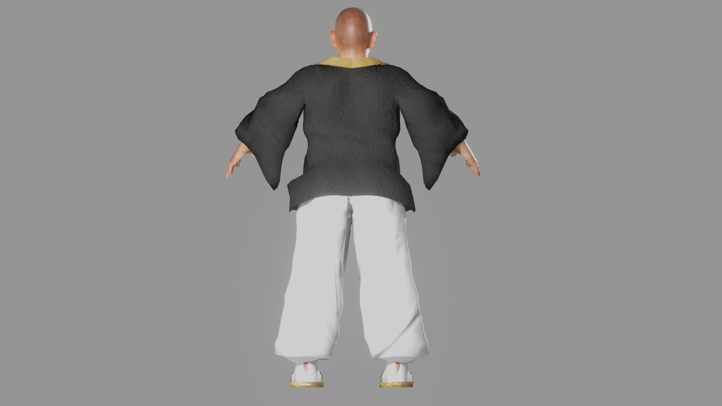 【3Dキャラクター】和尚