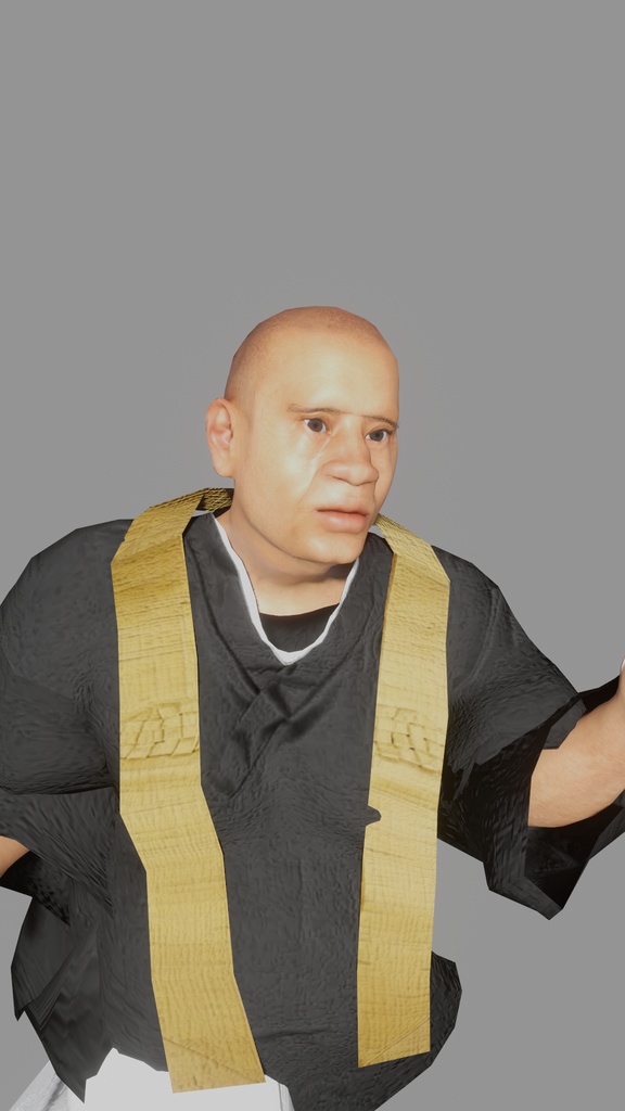 【3Dキャラクター】和尚