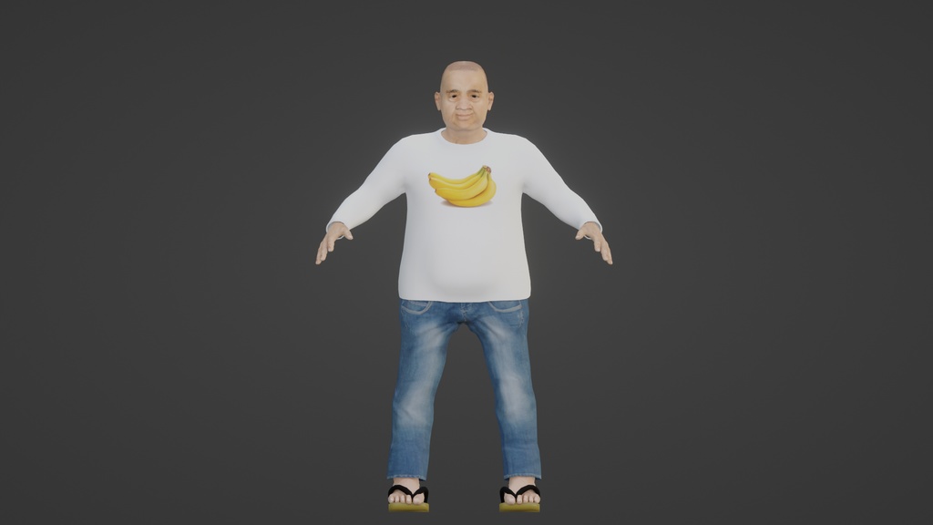 【3Dキャラクター】おいちゃん