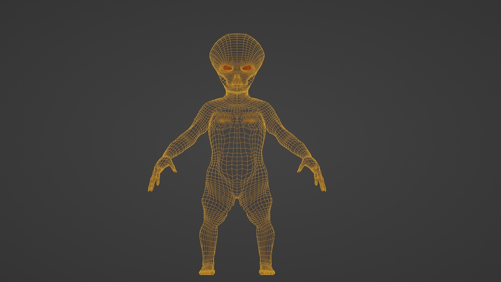 【3Dキャラクター】宇宙人