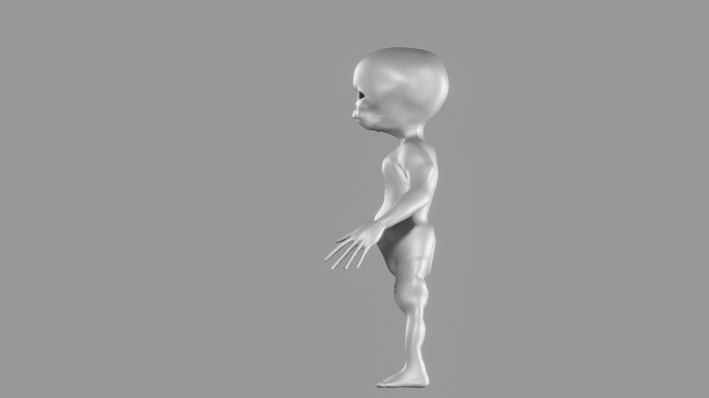【3Dキャラクター】宇宙人