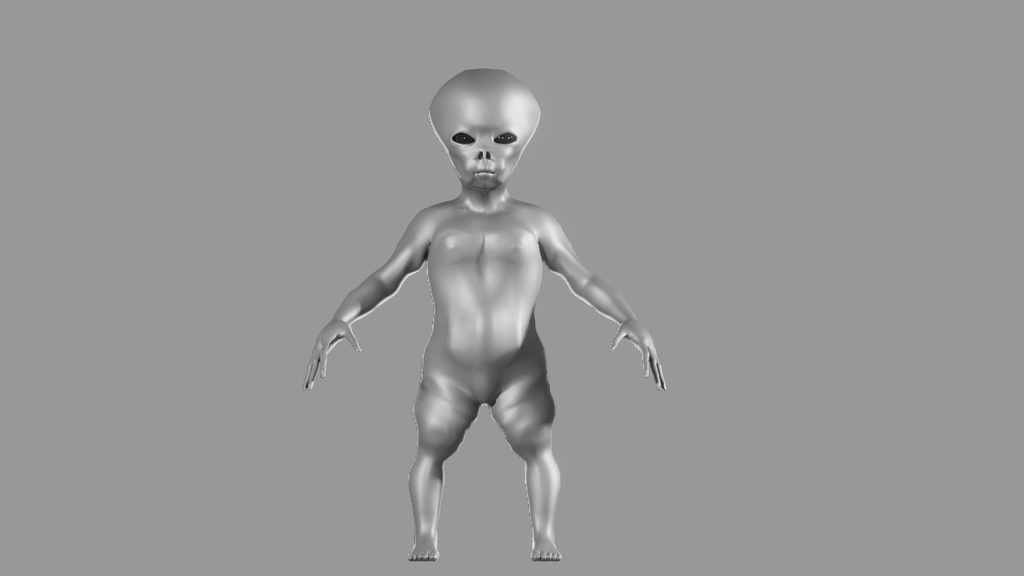 【3Dキャラクター】宇宙人