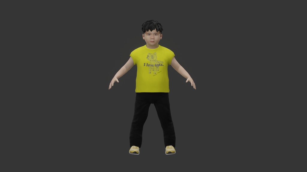 【3Dキャラクター】少年