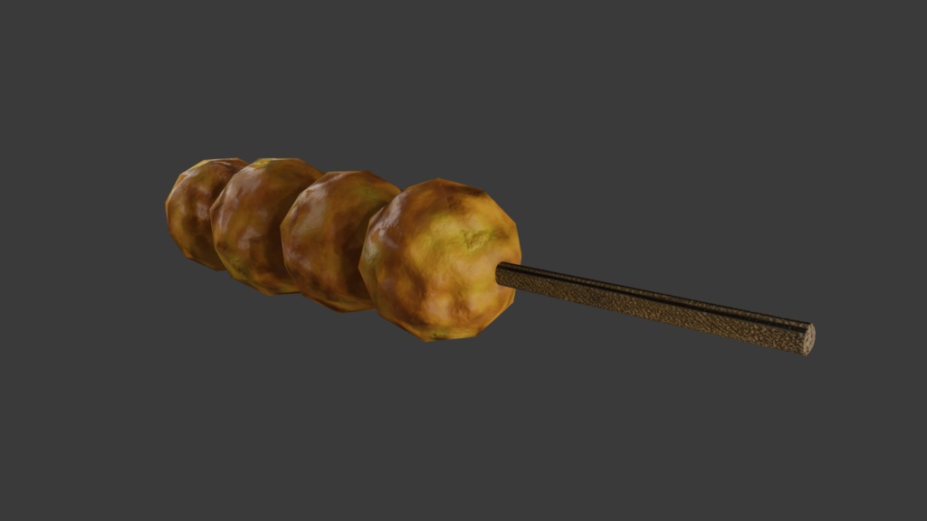 【3D小道具】串ものお惣菜