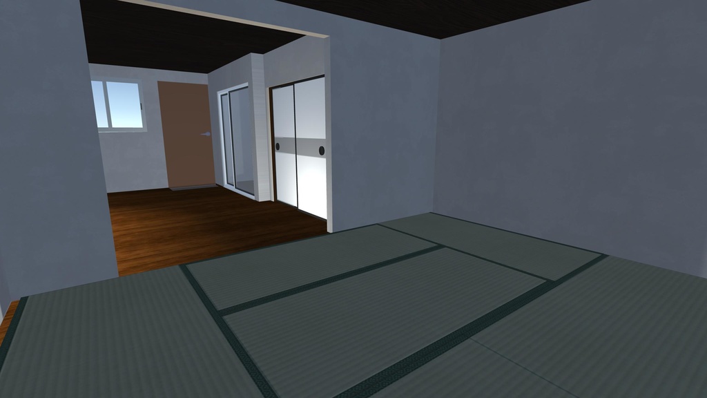 【3Dステージ】日本のアパート部屋 UnityPackage