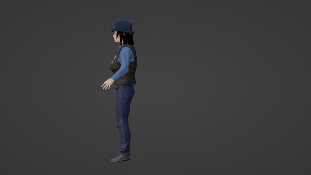 【3Dキャラクター】県警カオリさん