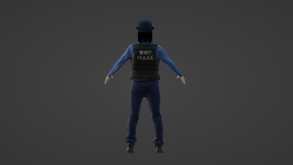 【3Dキャラクター】県警カオリさん
