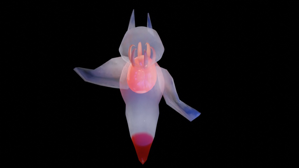 【3Dモデル】クリオネ(捕食形態シェイプ付)