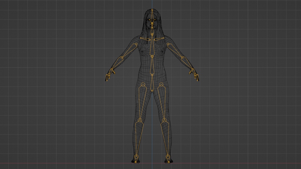 【3Dキャラクター】 再現アニメの女