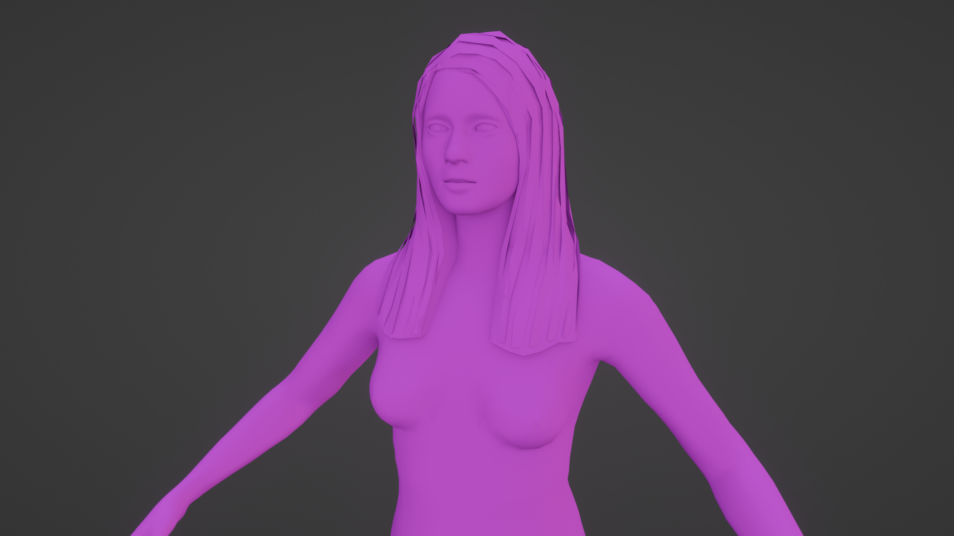 【3Dキャラクター】　再現アニメの女