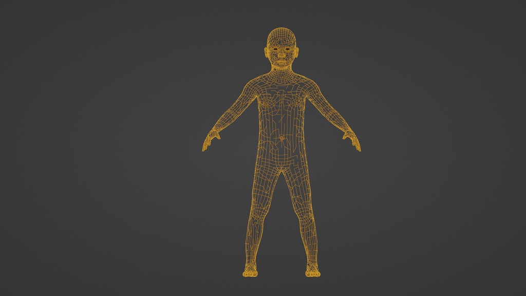 【3Dキャラクター】再現アニメの少年