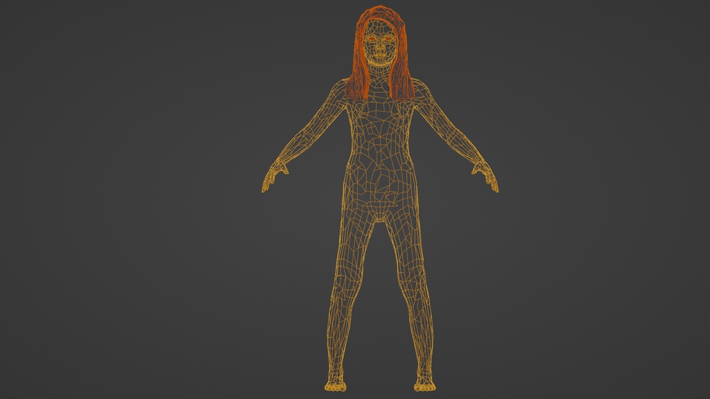 【3Dキャラクター】再現アニメの少女