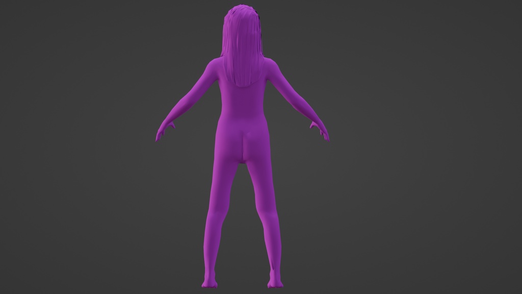 【3Dキャラクター】再現アニメの少女