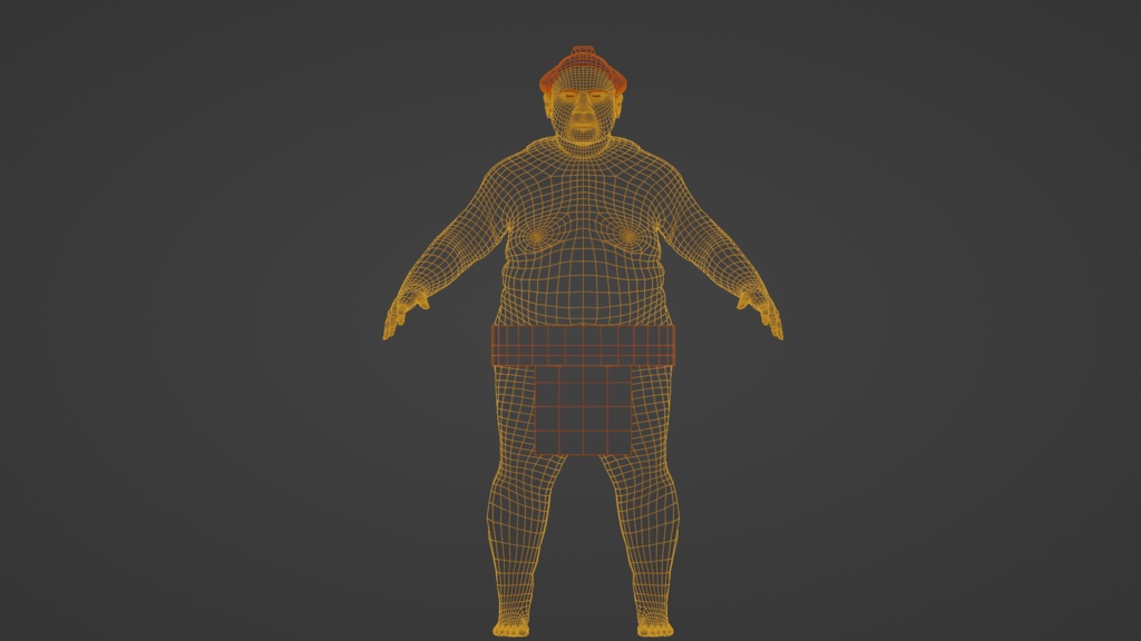 【3Dキャラクター】どすこい兄さん