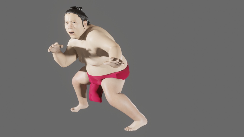 【3Dキャラクター】どすこい兄さん