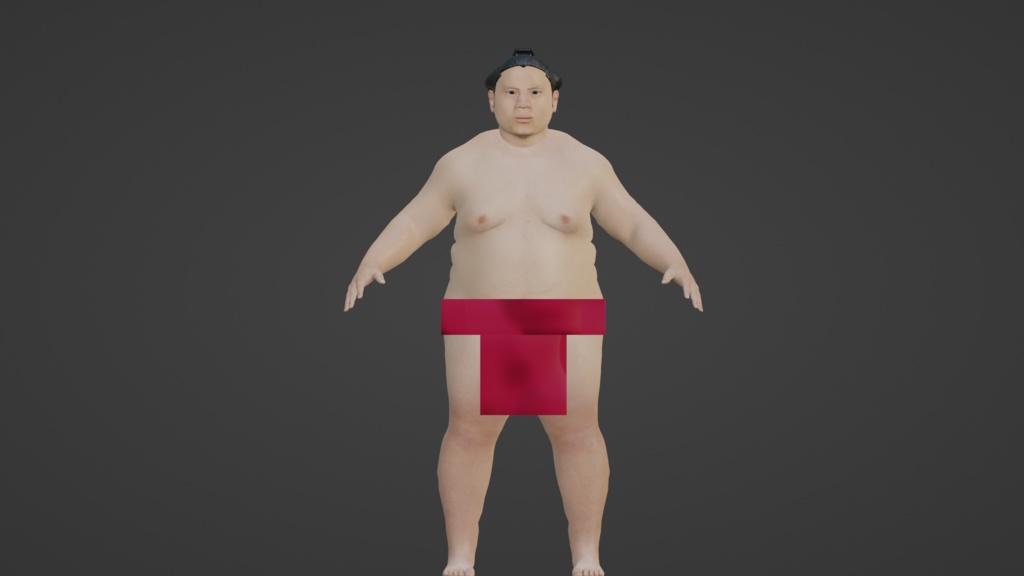 【3Dキャラクター】どすこい兄さん