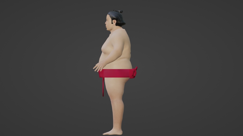 【3Dキャラクター】どすこい兄さん