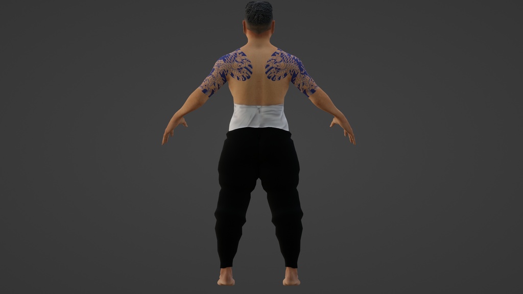 【3Dキャラクター】任侠ファイターひろし