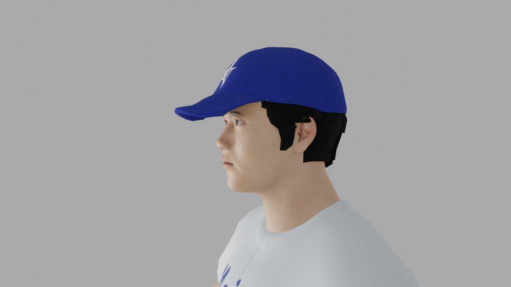 【3Dキャラクター】野球人間