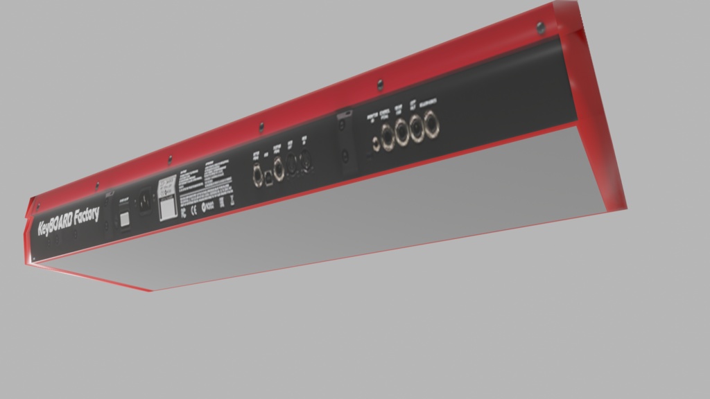 【3D小道具】シンセサイザー