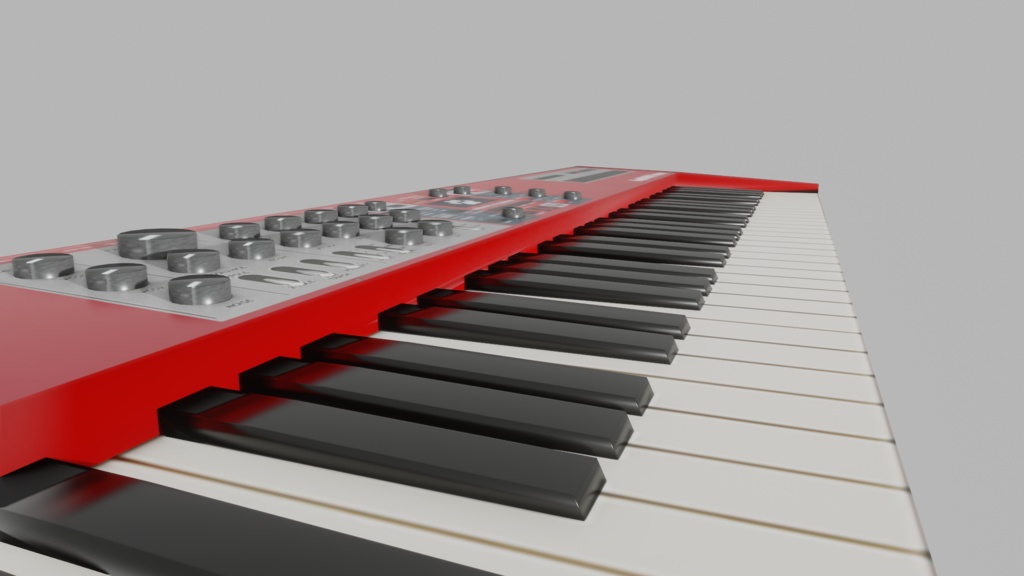 【3D小道具】シンセサイザー