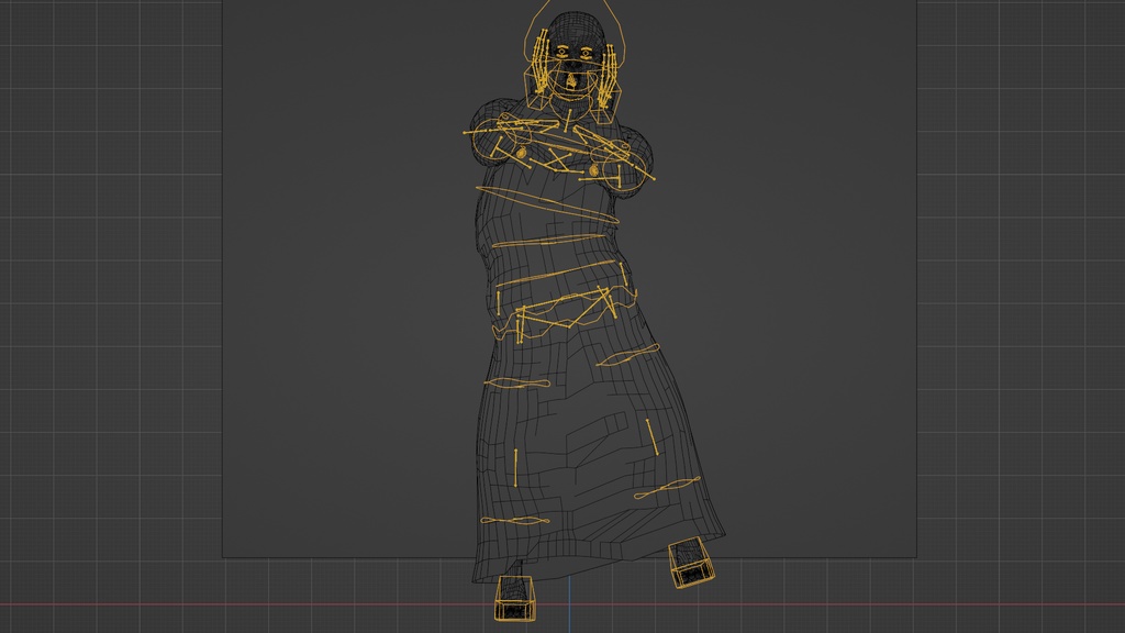 【3Dキャラクター】叫ぶ男