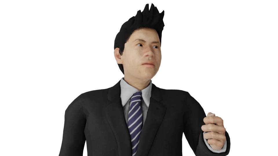 【3Dキャラクター】ヤングサラリーマン
