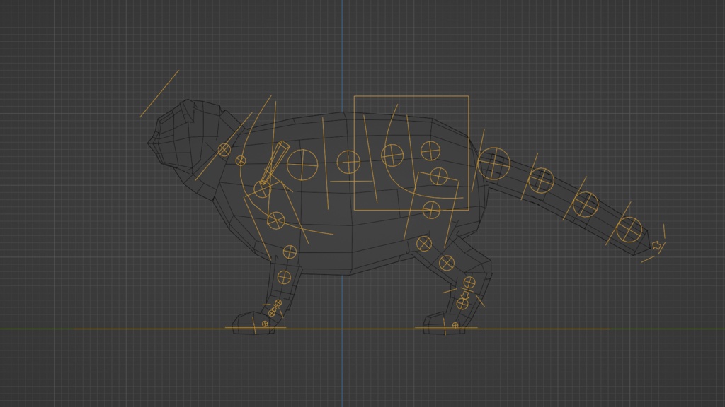 【3Dキャラクター】マヌルネコ(ローポリ・モーション付き)