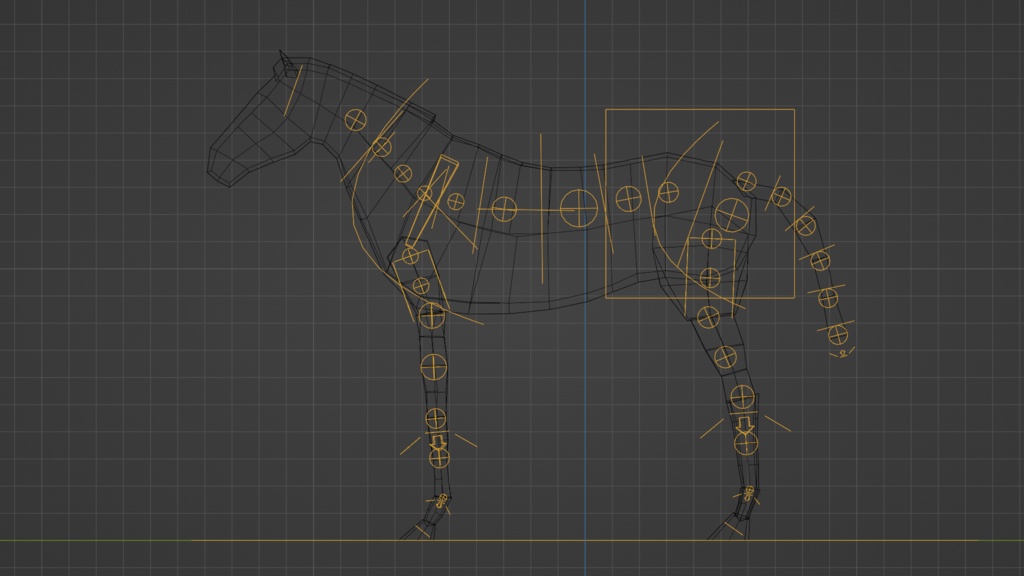 【3Dキャラクター】白馬 ローポリ(モーション付き)