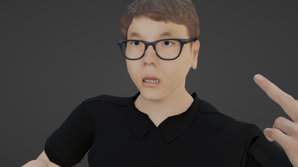 【3Dキャラクター】天才ドラマー・ショウキチ