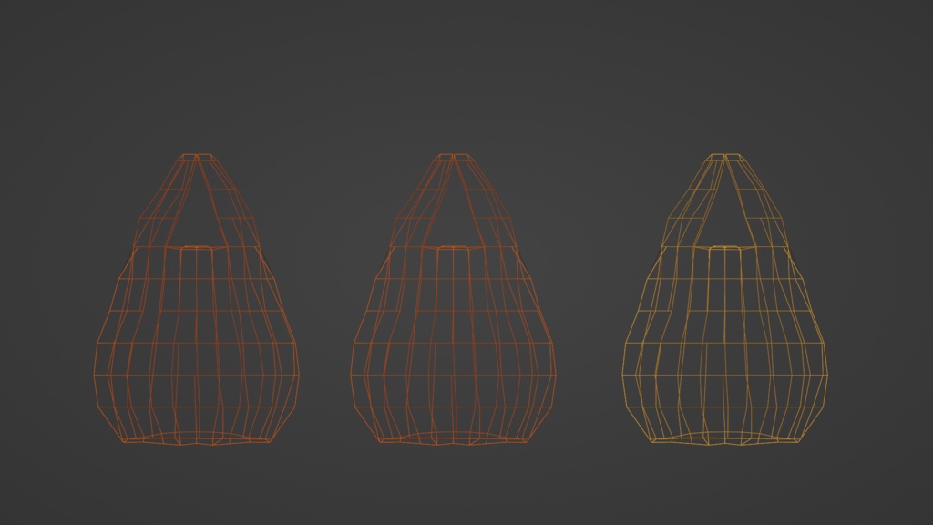 【3D小道具】レジ袋セット(折りたたみシェイプ付)