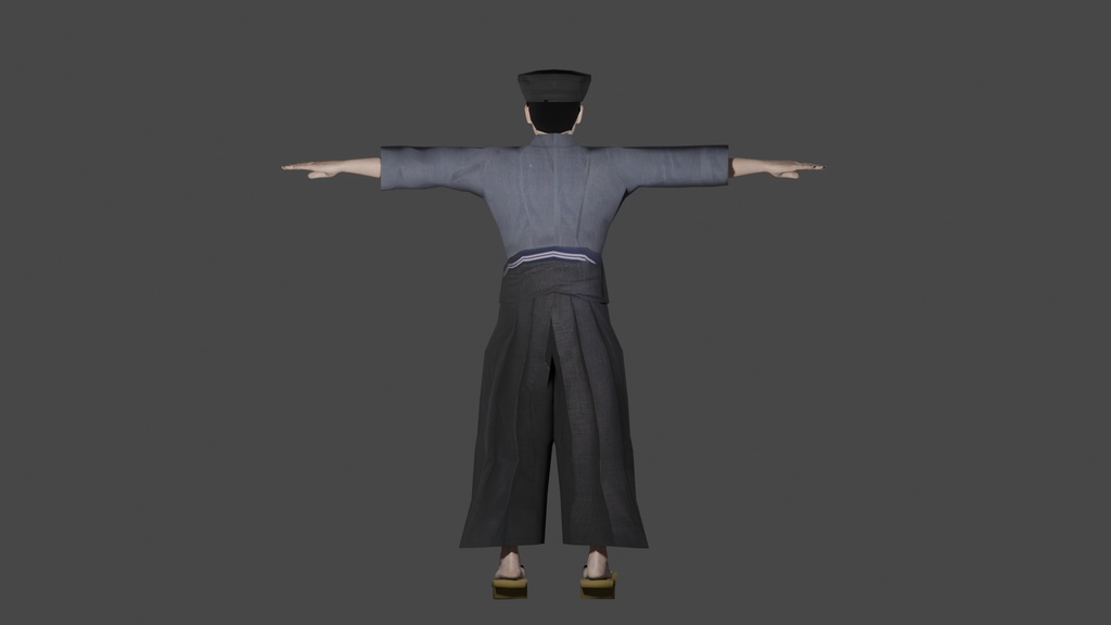 【3Dキャラクター】明治時代の大学生 三四郎