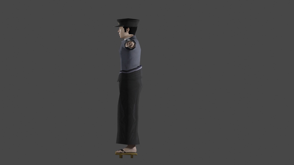 【3Dキャラクター】明治時代の大学生 三四郎