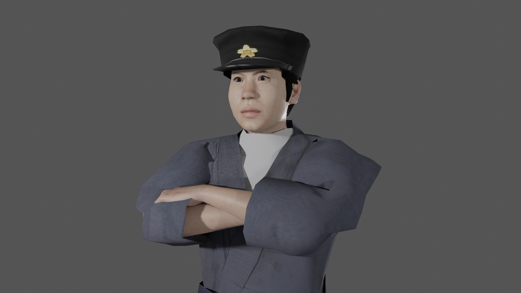 【3Dキャラクター】明治時代の大学生　三四郎