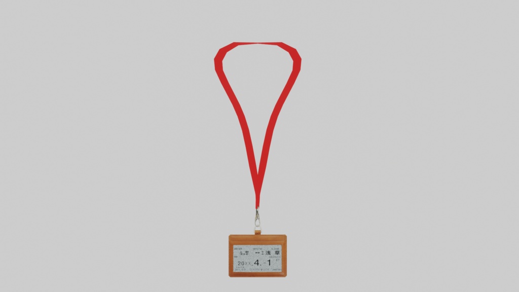 【3D小道具】パスケース 定期入れ ※推し写真カスタマイズ仕様