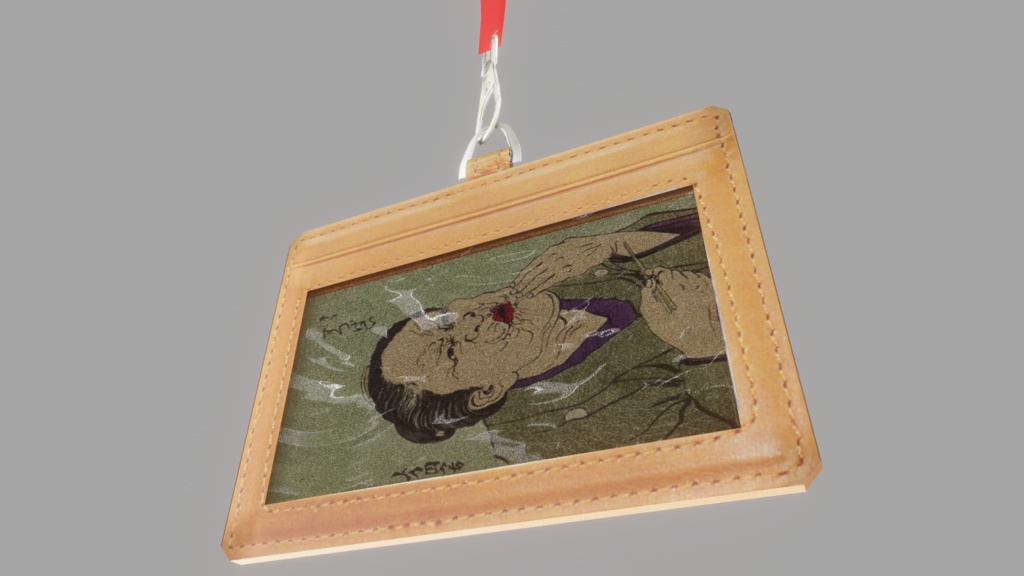 【3D小道具】パスケース 定期入れ ※推し写真カスタマイズ仕様