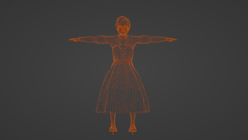 【3Dキャラクター】昭和アイドル かよさん