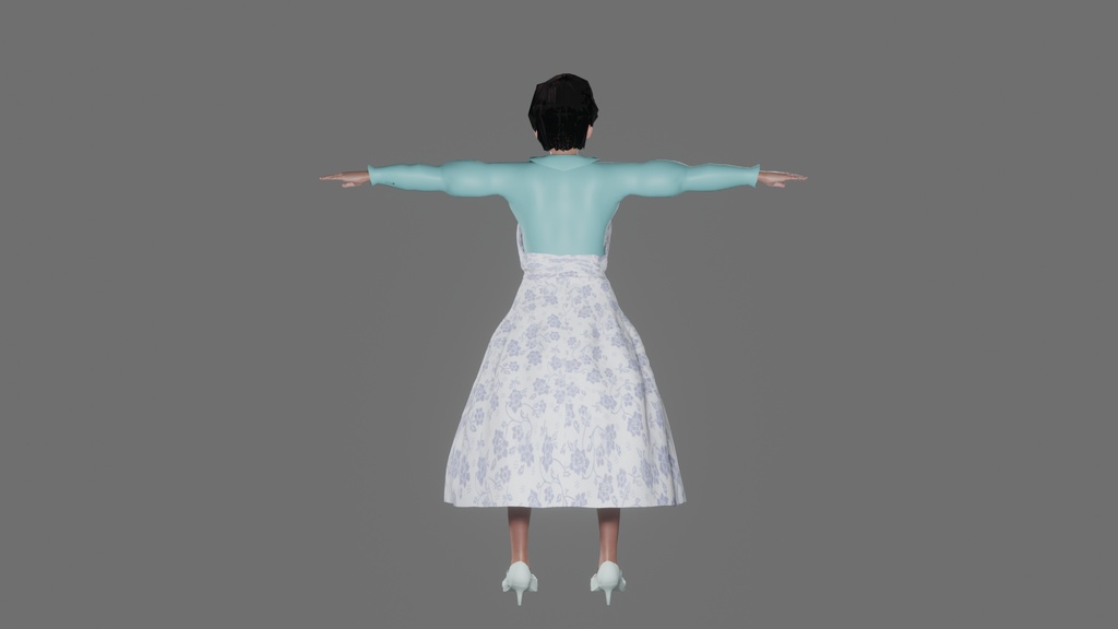 【3Dキャラクター】昭和アイドル かよさん