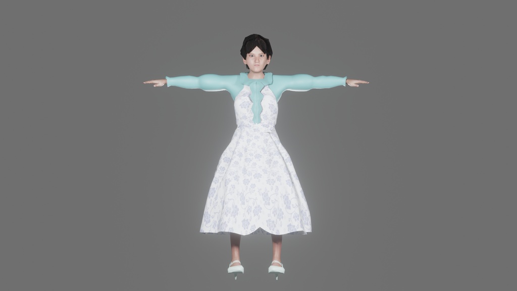 【3Dキャラクター】昭和アイドル かよさん