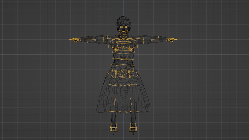 【3Dキャラクター】昭和アイドル かよさん