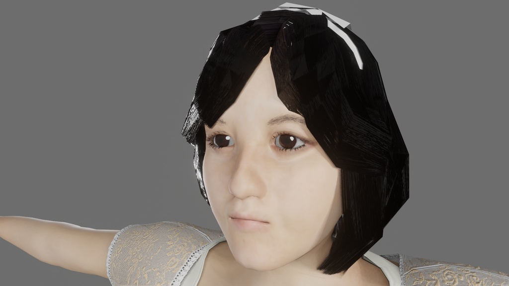 【3Dキャラクター】昭和アイドル かよさん Type-B