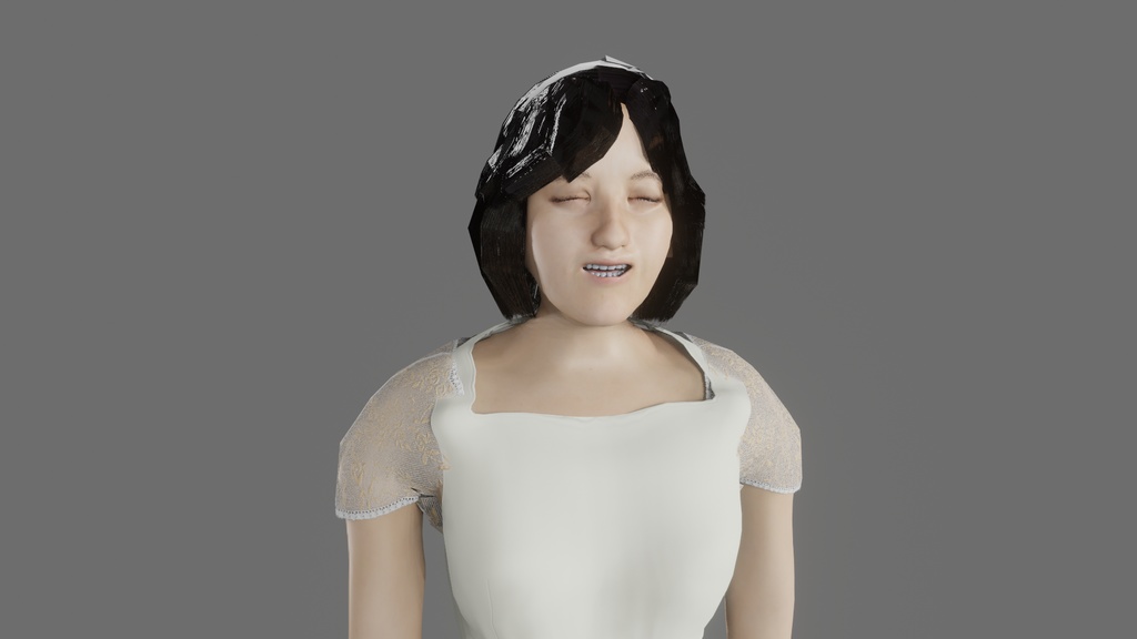 【3Dキャラクター】昭和アイドル かよさん Type-B