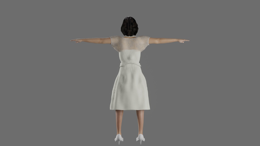 【3Dキャラクター】昭和アイドル かよさん Type-B