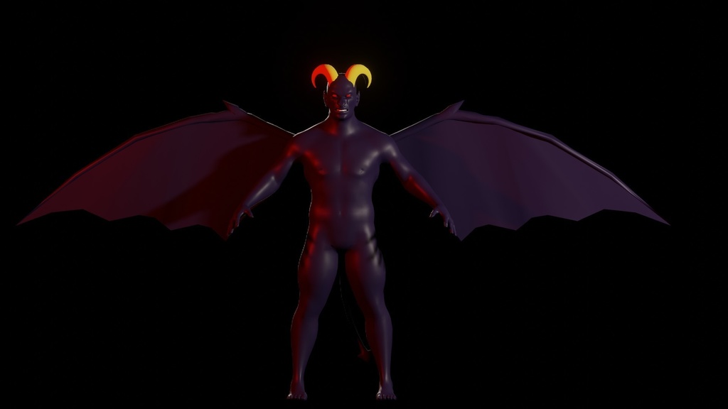 【3Dキャラクター】悪魔さん
